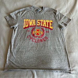 NCAA Iowa State Cyclones Men's Gray Triblend T-Shirt - M